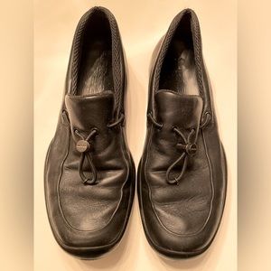 Prada Sport Women’s Classic Toggle Loafers Black Leather Size 38 - SOLD 3/12/24